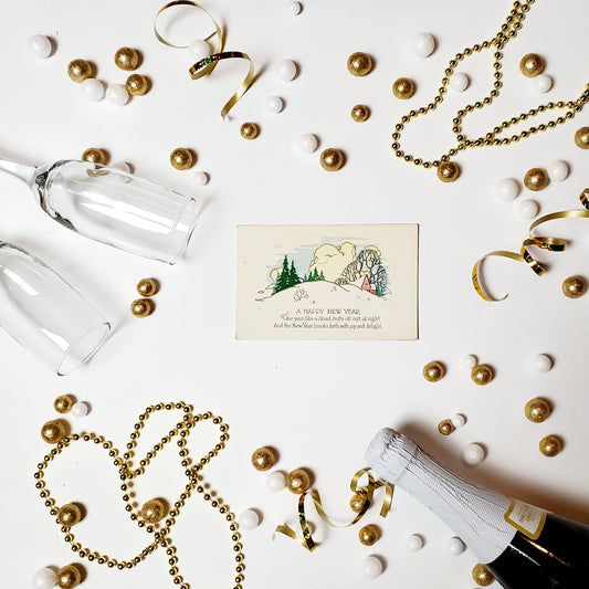 Antique New Year's Postcard