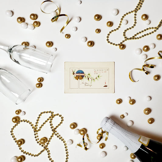 Antique New Year's Postcard