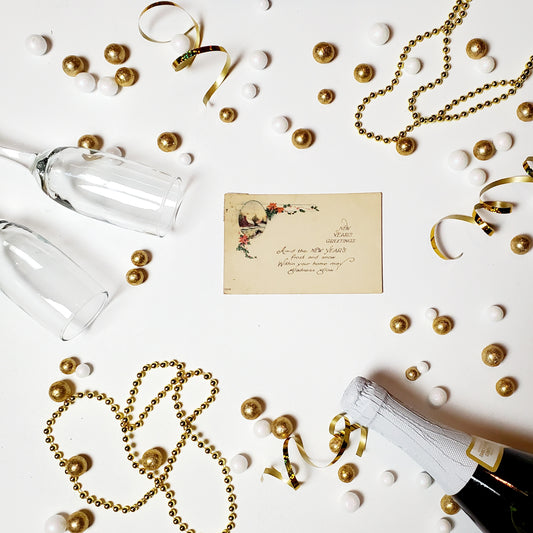 Antique New Year's Postcard