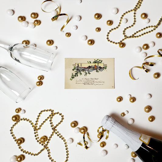 Antique New Year's Postcard