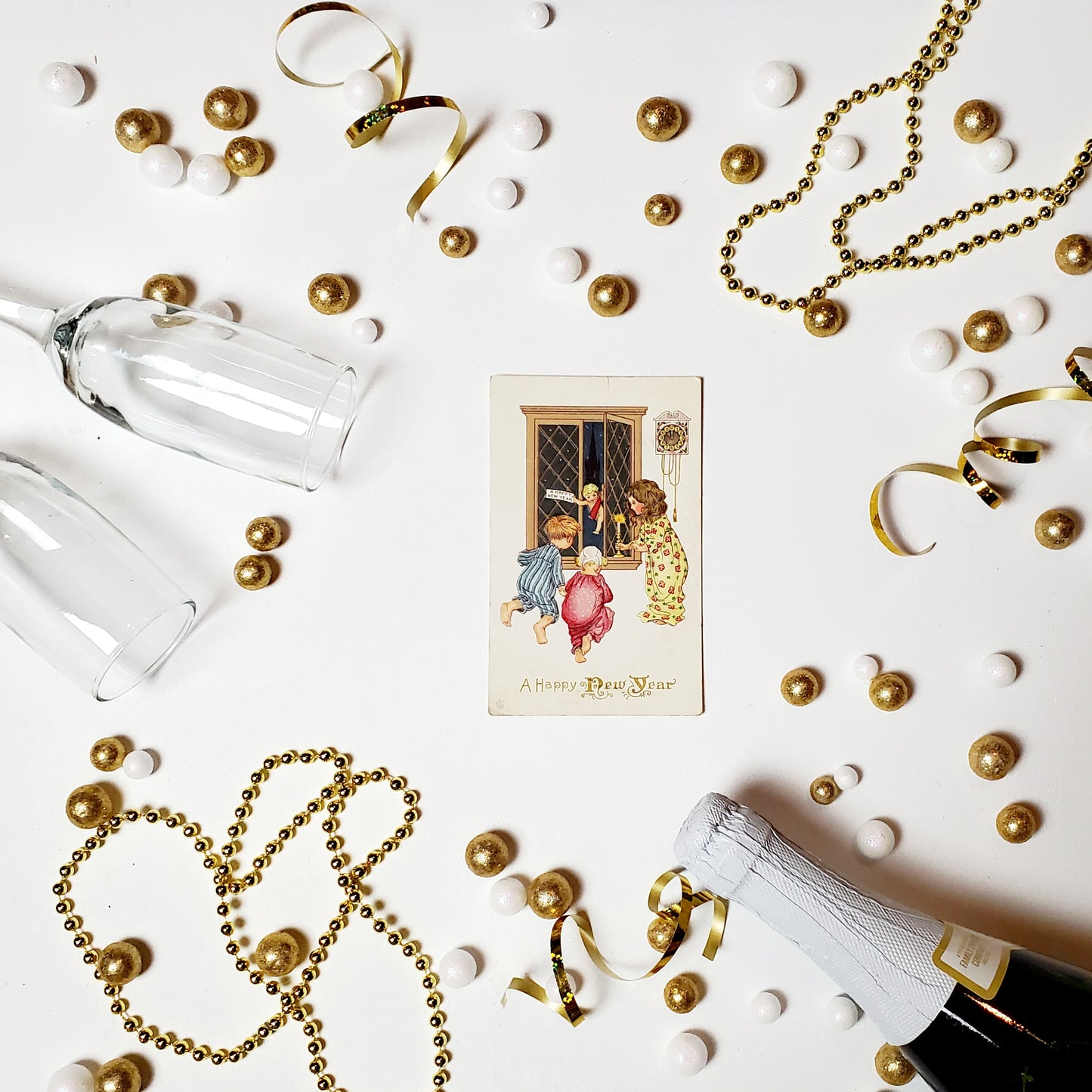 Antique New Year's Postcard