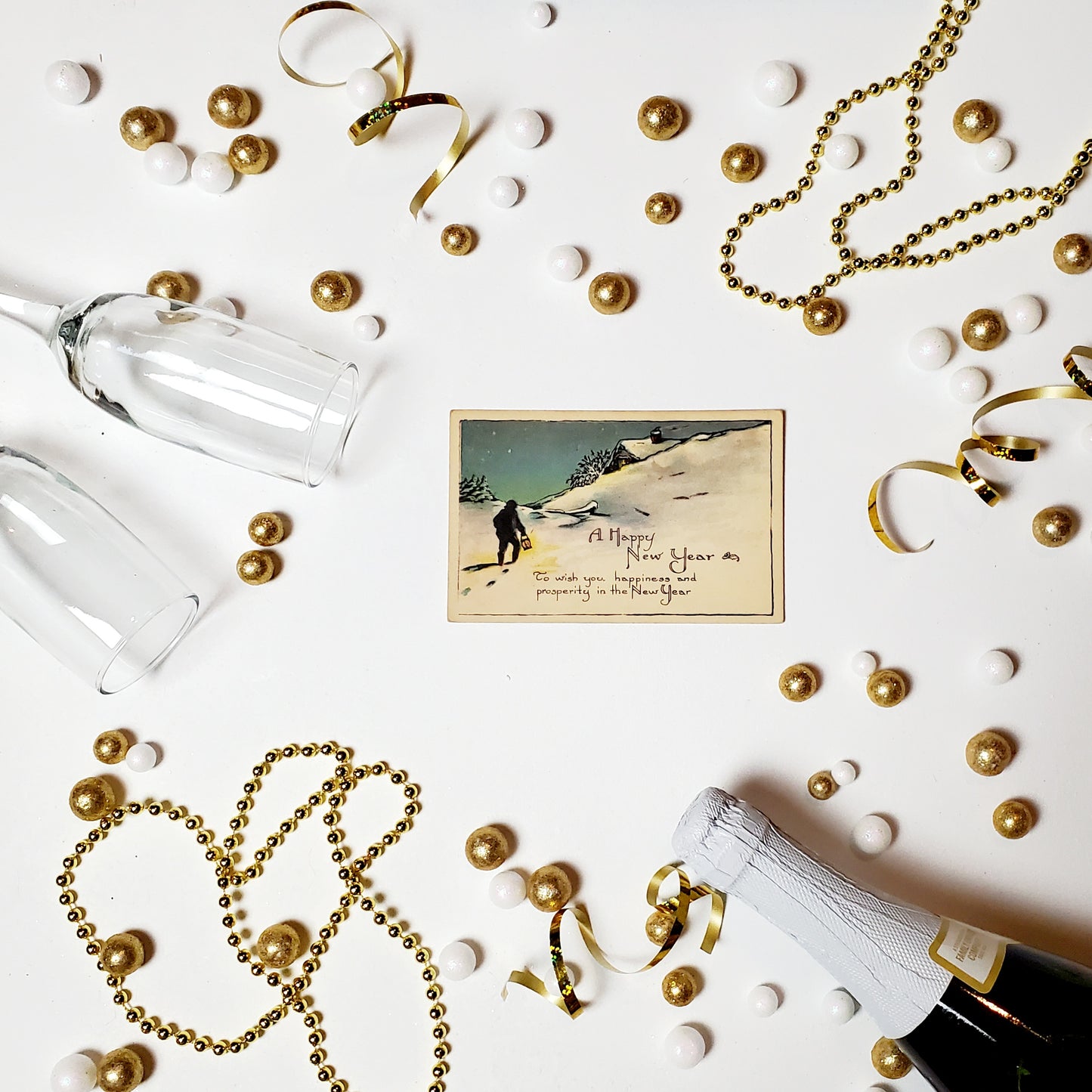 Antique New Year's Postcard