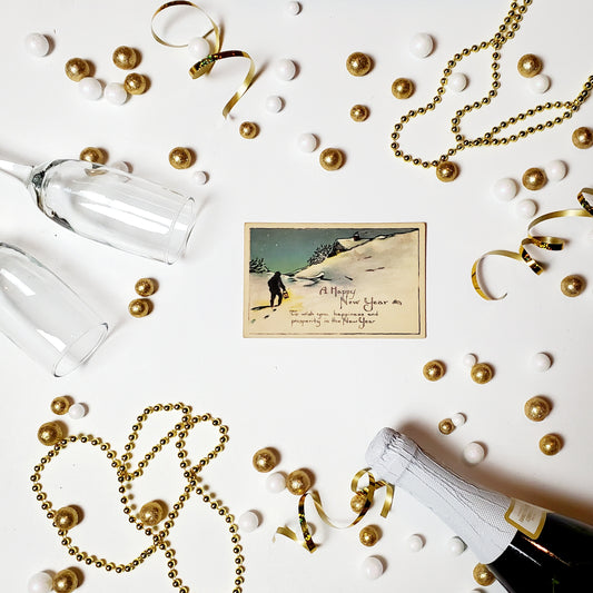 Antique New Year's Postcard