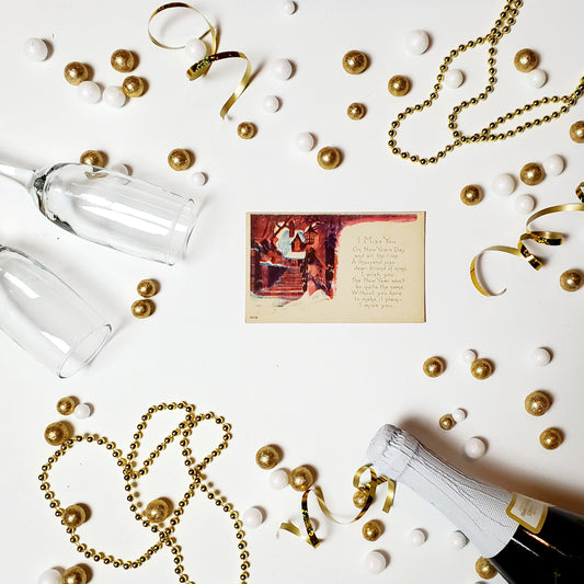 Antique New Year's Postcard