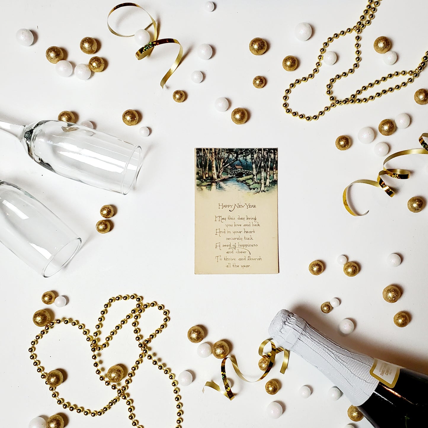 Antique New Year's Postcard