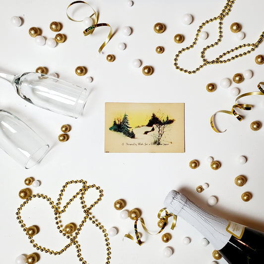 Antique New Year's Postcard