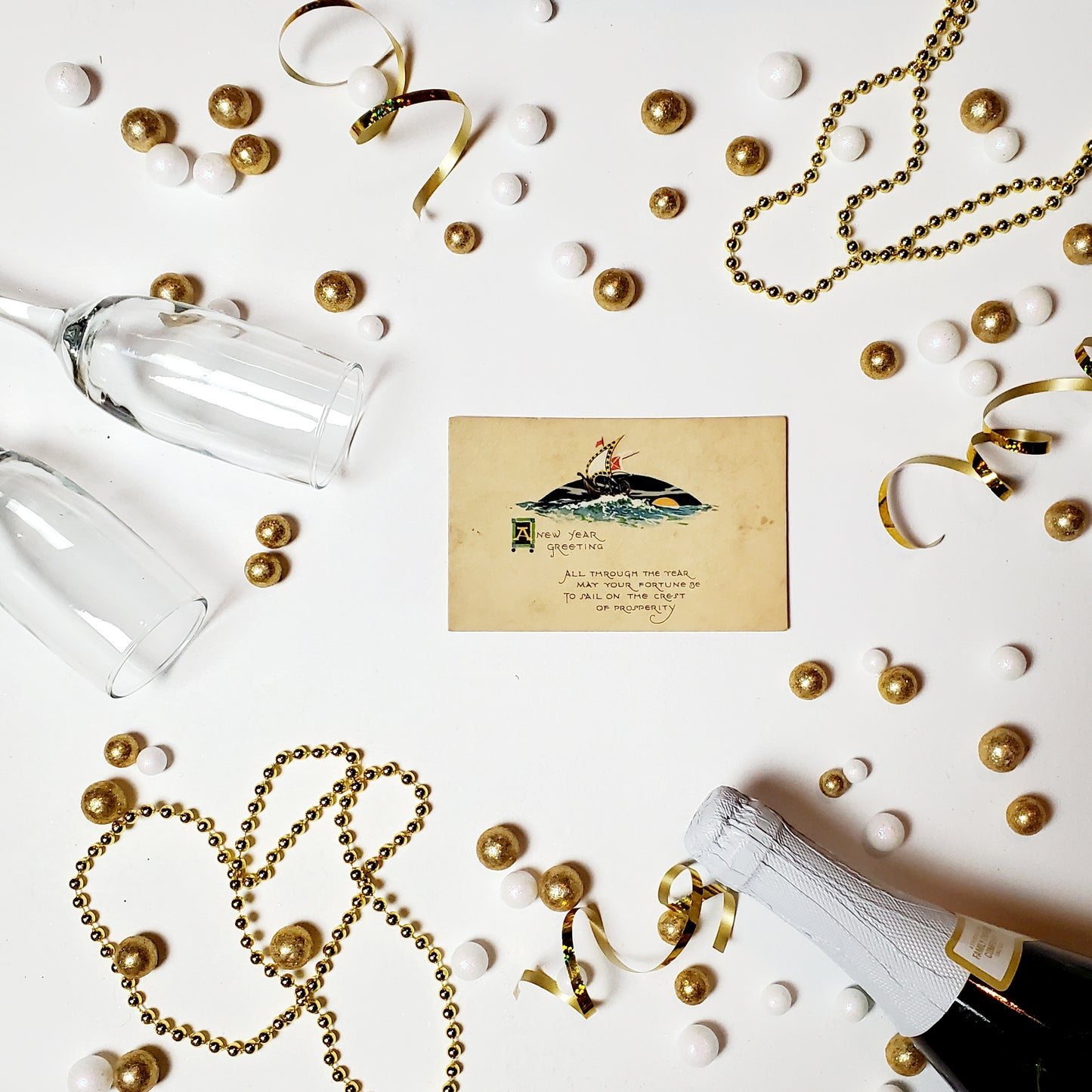 Antique New Year's Postcard