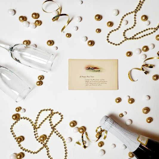 Antique New Year's Postcard