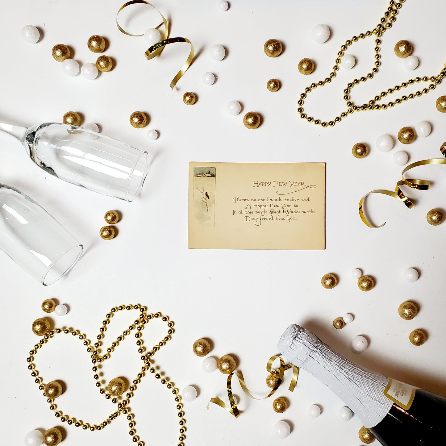 Antique New Year's Postcard