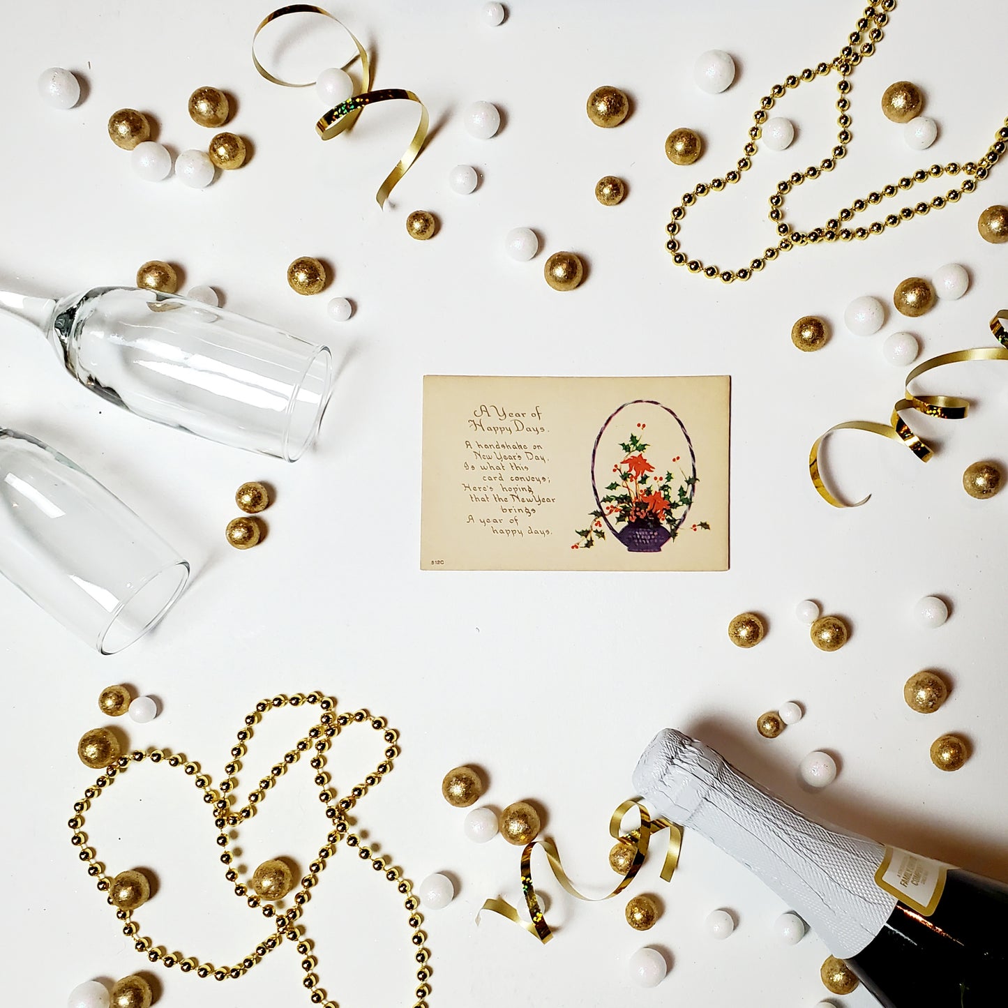 Antique New Year's Postcard