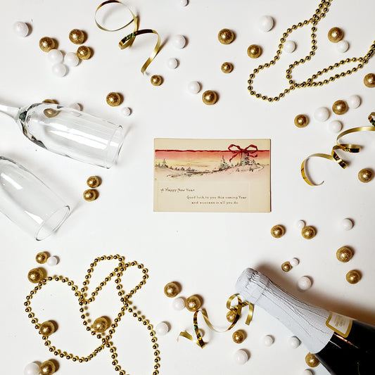 Antique New Year's Postcard