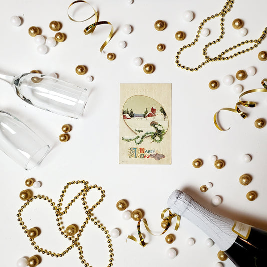 Antique New Year's Postcard